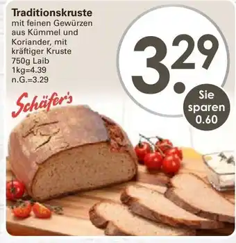 WEZ Schafer's Traditionskruste 750g Angebot