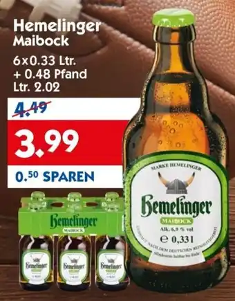 Hol'ab Getränkemarkt Hemelinger Maibock 6 x 0,33 Ltr. Angebot