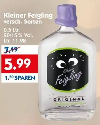 Hol'ab Getränkemarkt Kleiner Feigling versch Sorten 0.5 Ltr. Angebot