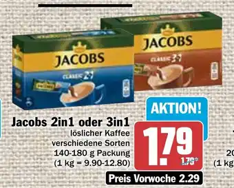 AEZ Jacobs 2 in 1 oder 3 in 1 140-180 g Packung Angebot