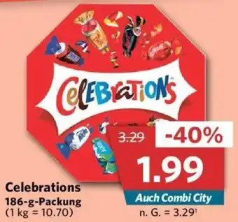 Combi Celebrations 186 g Packung Angebot