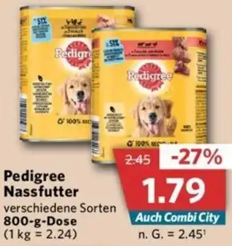 Combi Pedigree Nassfutter 800 g Dose Angebot