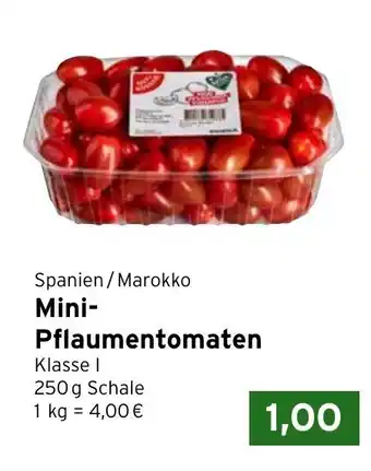 CAP Markt Mini Pflaumentomaten 250g Angebot