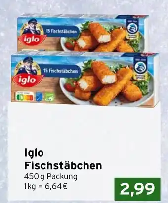 CAP Markt Iglo Fischstabchen 450g Angebot