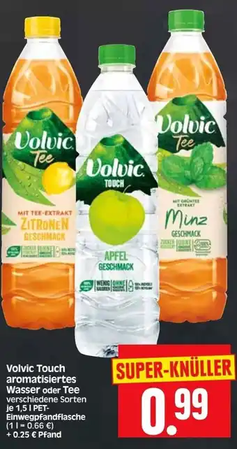 Edeka Herkules Volvic Touch aromatisiertes Wasser oder Tee 1,5 L Angebot