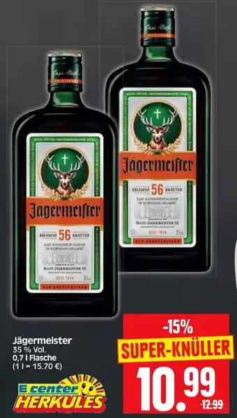 Edeka Herkules Jägermeister 0,7 L Flasche Angebot