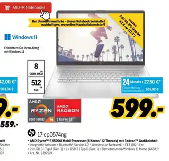 MEDIMAX HP Notebook 17-cp0574ng Angebot