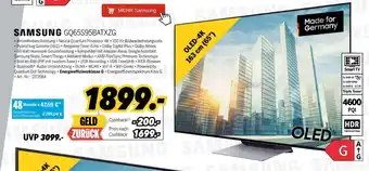 MEDIMAX Samsung 4K OLED TV 65" | GQ65S95BATXZG Angebot