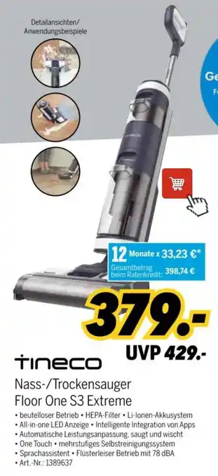 MEDIMAX Tineco Nass-/Trockensauger | Floor One S3 Extreme Angebot