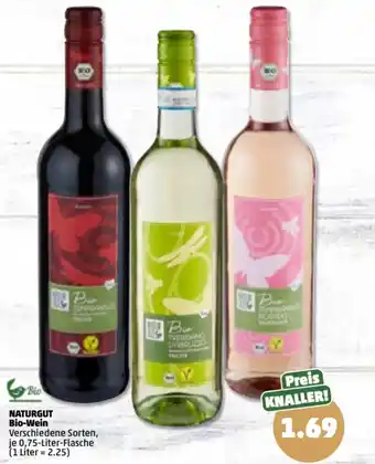 PENNY Naturgut Bio-Wein 750ml Angebot