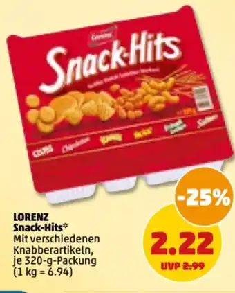 PENNY Lorenz Snack-Hits 320g Angebot