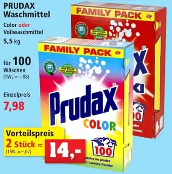 Thomas Philipps Prudax Waschmittel für 100 Wäschen Angebot