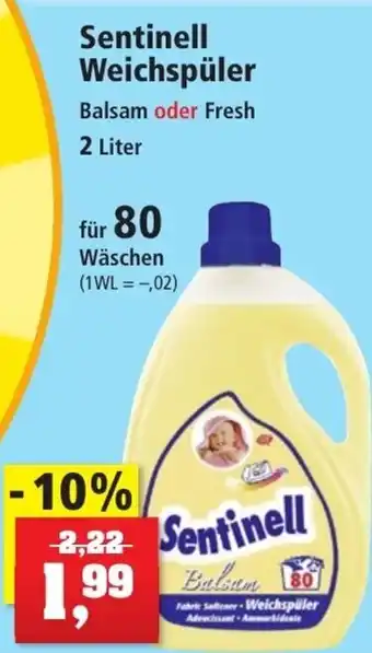 Thomas Philipps Sentinell Weichspüler für 80 Wäschen Angebot