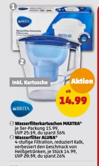 PENNY BRITA Wasserfilter Aluna Angebot