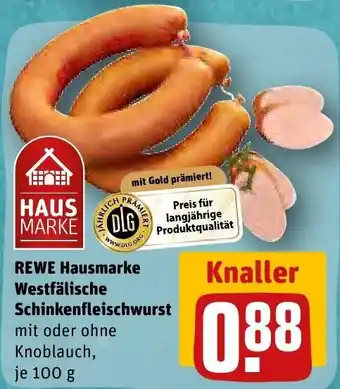 REWE Rewe Hausmarke Westfälische Schinkenfleischwurst 100 g Angebot