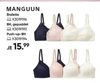 Galeria Manguun bralette, bh gepaddet oder push-up-bh Angebot