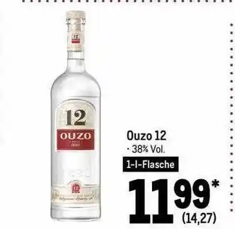 METRO Ouzo 12 Angebot