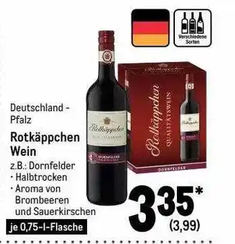 METRO Rotkäppchen wein Angebot