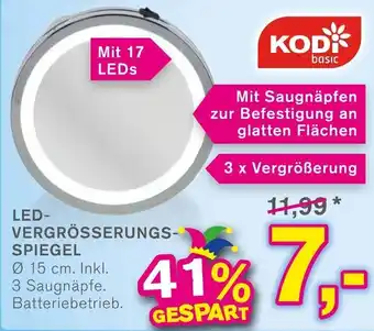 KODi LED Vergrösserungsspiegel Angebot