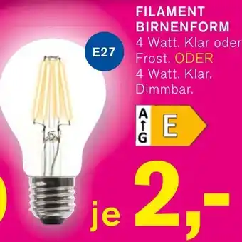 KODi Filament Birnenform 4 Watt Angebot