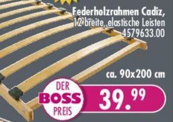 Möbel Boss Federholzrahmen Cadiz Angebot
