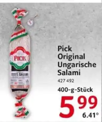 Selgros Pick Original Ungarische Salami 400g Angebot