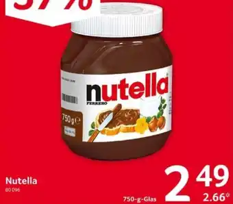 Selgros Ferrero Nutella 750g Angebot