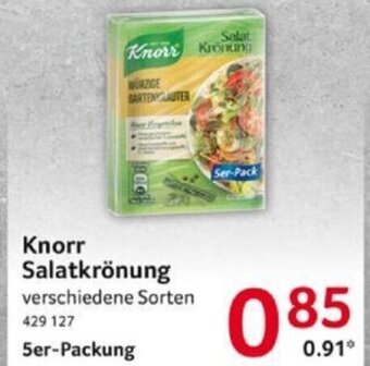 Selgros Knorr Salatkronung Angebot