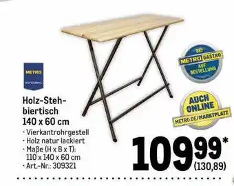 METRO Metro professional holz-stehbiertisch Angebot