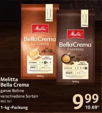 Selgros Melitta Bella Crema 1kg Angebot