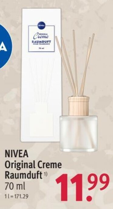 Nivea Original Creme Raumduft 70 ml Angebot bei Rossmann