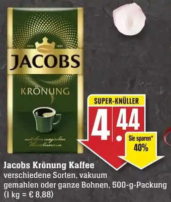 Edeka Jacobs Krönung Kaffee 500 g Packung Angebot