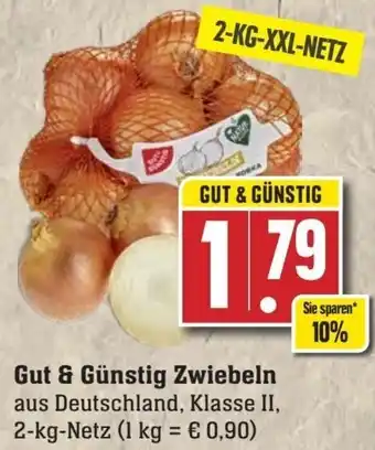 Edeka Gut & Günstig Zwiebeln 2 kg Netz Angebot