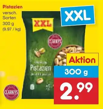 Netto Marken-Discount Clarkys Pistazien 300g Angebot