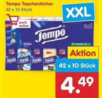 Netto Marken-Discount Tempo Taschentucher 42*10st Angebot