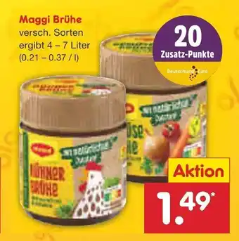 Netto Marken-Discount Maggi Bruhe 4-7L Angebot