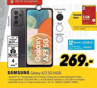 MEDIMAX Samsung galaxy a23 5g 64gb Angebot