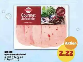 PENNY Berger gourmet aufschnit Angebot