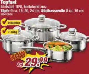 Poco Topfset edestahl 18-0 Angebot