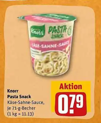 REWE Kaufpark Knorr pasta snack Angebot