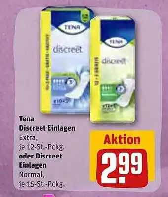 REWE Kaufpark Tena discreet einlagen oder discreet einlagen Angebot