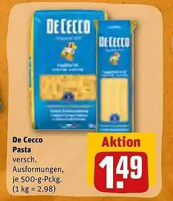 REWE Kaufpark De cecco pasta Angebot