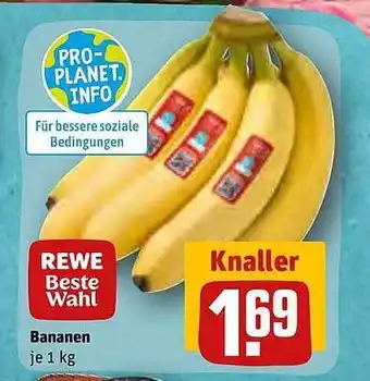 REWE Kaufpark Bananen Angebot