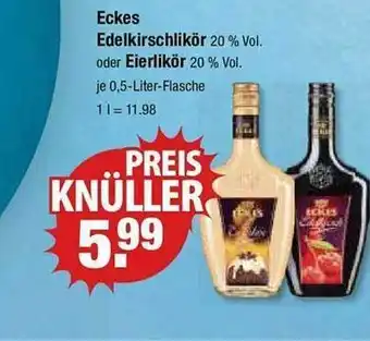 V Markt Eckes edelkirschlikör oder eierlikör Angebot