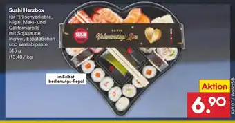 Netto Marken-Discount Sushi Herzbox 515g Angebot