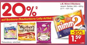 Netto Marken-Discount Storck Nimm2 Lachgummi 345-429g Angebot