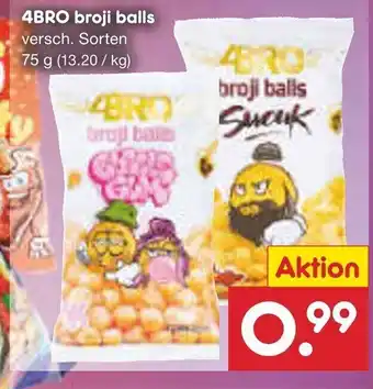 Netto Marken-Discount 4Bro Broji Balls 75g Angebot