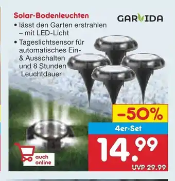 Netto Marken-Discount Garida Solar-VBodenleuchter Angebot