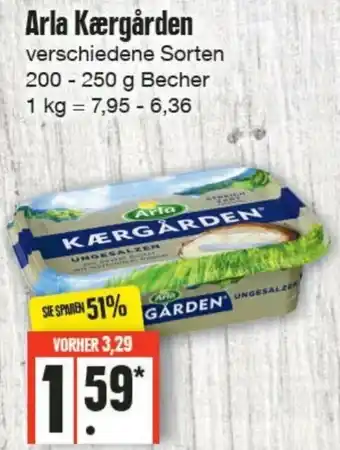 Edeka Frischemarkt Arla Kærgården 200-250 g Becher Angebot