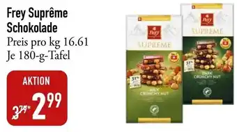 Galeria Markthalle Frey Suprême Schokolade 180 g Tafel Angebot